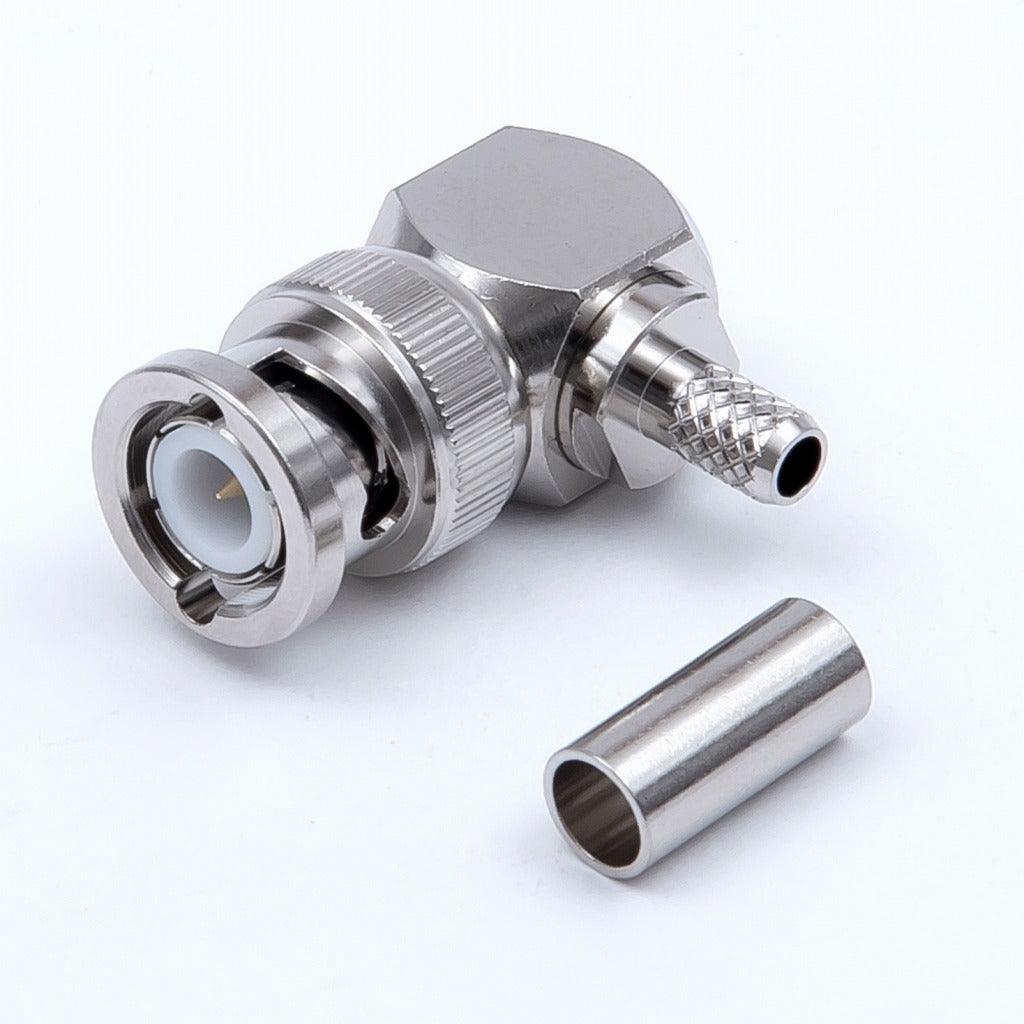 RF Coaxial Connector BNC Plug(Right Angle)