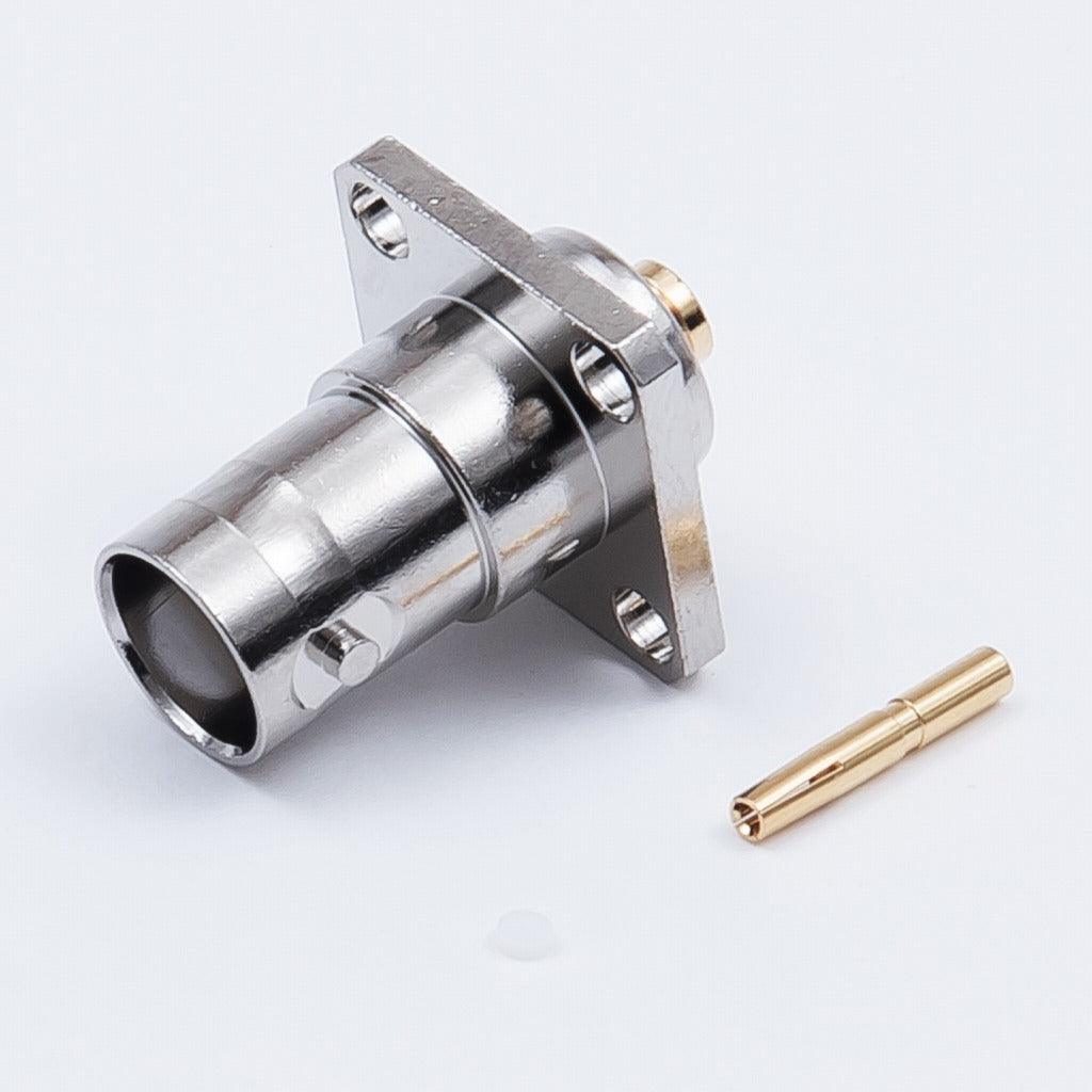 RF Coaxial Connector BNC Jack(Flange)