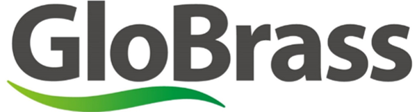 The logo of GloBrass by Mitsubishi Materials Corporation
