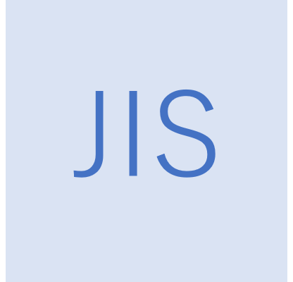 The JIS (Japanese industrial standard) wordmark.
