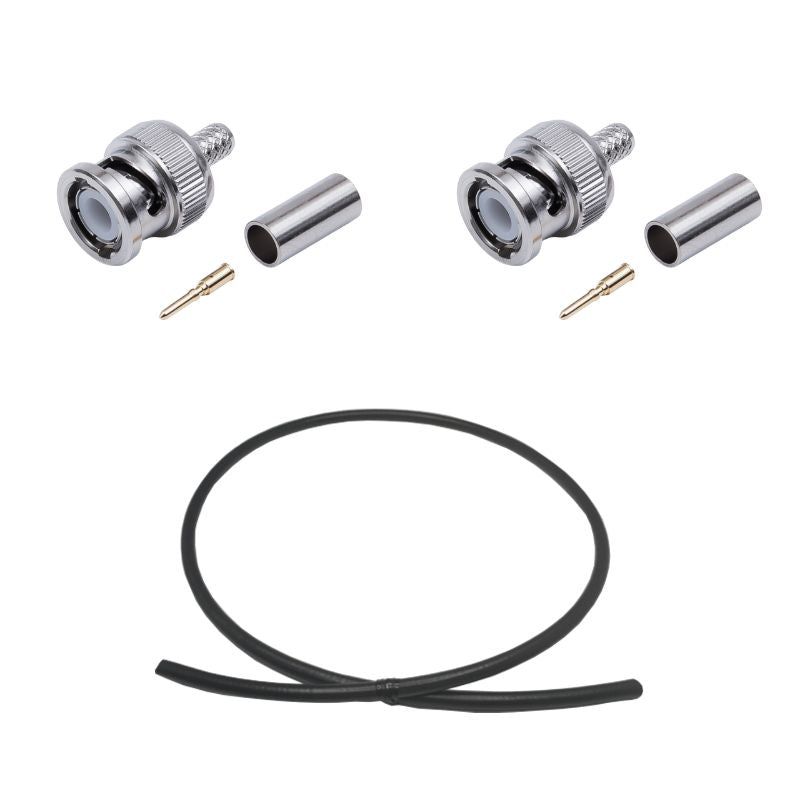 BNC Plug to Plug Cable Using RG-55A/U Coax