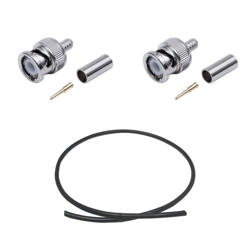 BNC Plug to Plug Cable Using RG-58/U Coax