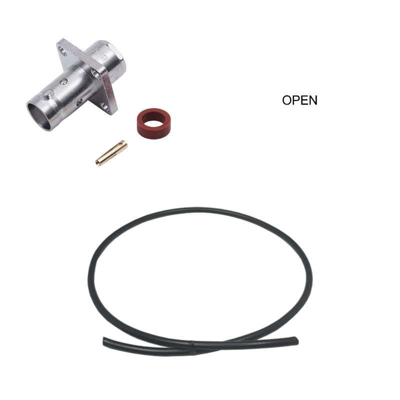 BNC Jack(Flange) to Open Cable Using RG-58/U Coax