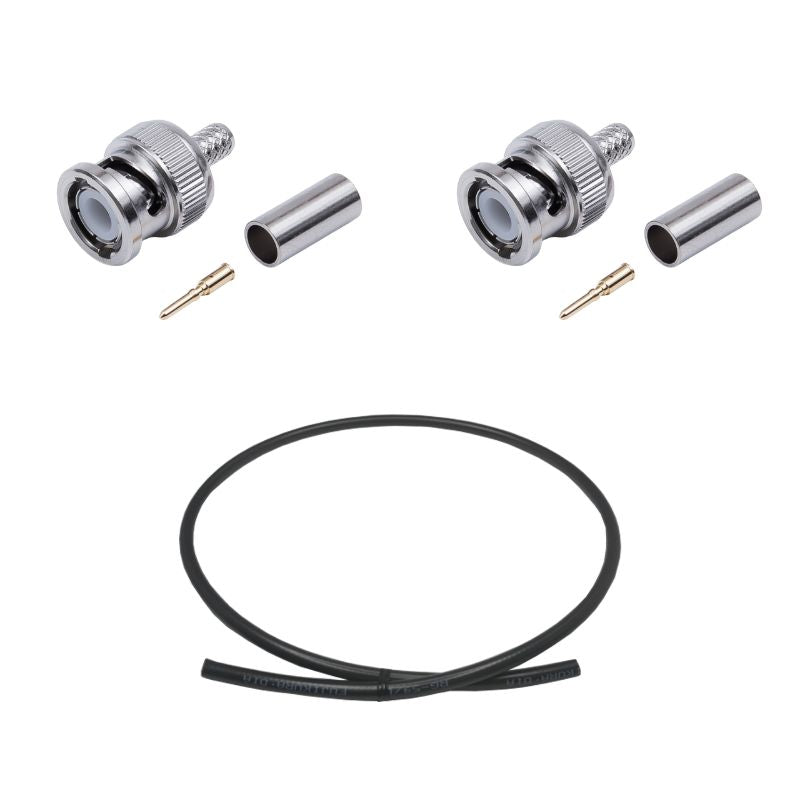 BNC Plug to Plug Cable Using RG-59/U Coax