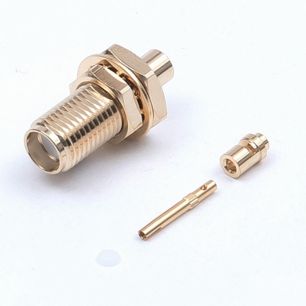 RF Coaxial Connector SMA Jack(Bulkhead)