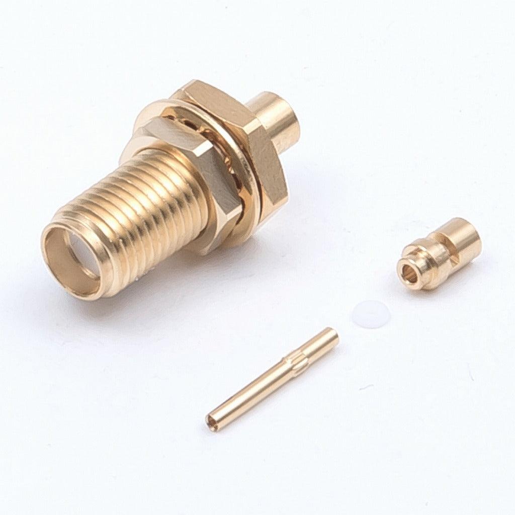 RF Coaxial Connector SMA Jack(Bulkhead)