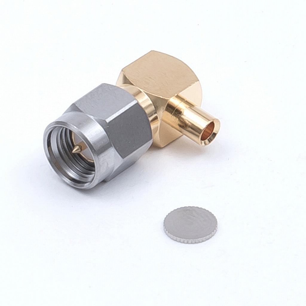 RF Coaxial Connector SMA Plug(Right Angle)