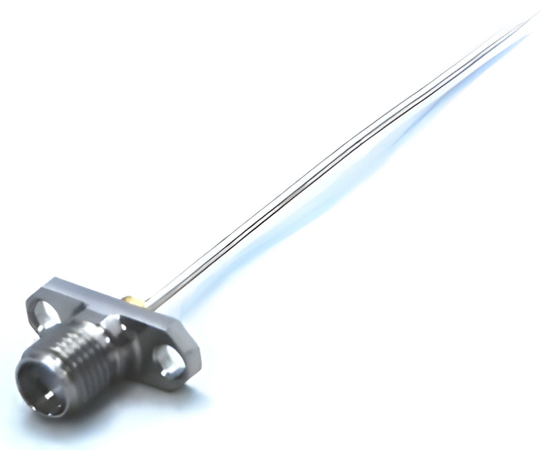 0.047 inches (no jacket) SF-050, semi-flexible cable assembly.