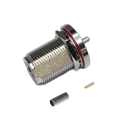 RF Coaxial Connector N Jack(Bulkhead)