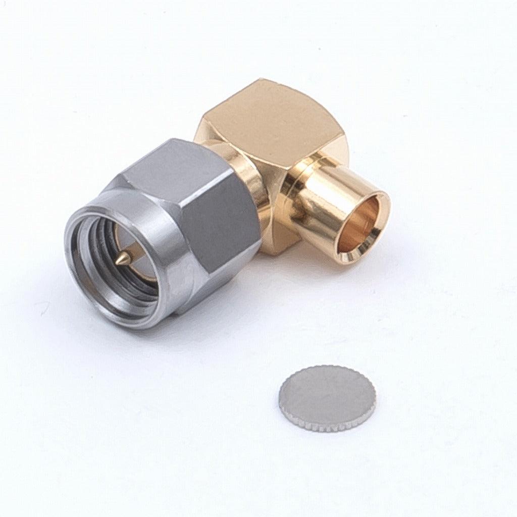 RF Coaxial Connector SMA Plug(Right Angle)