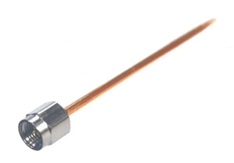 A 0.085-inch SR-002 semi-rigid RF cable.