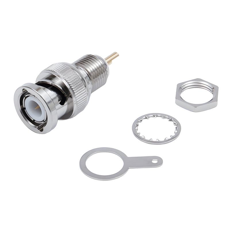 50Ω Bulkhead Plug Receptacles