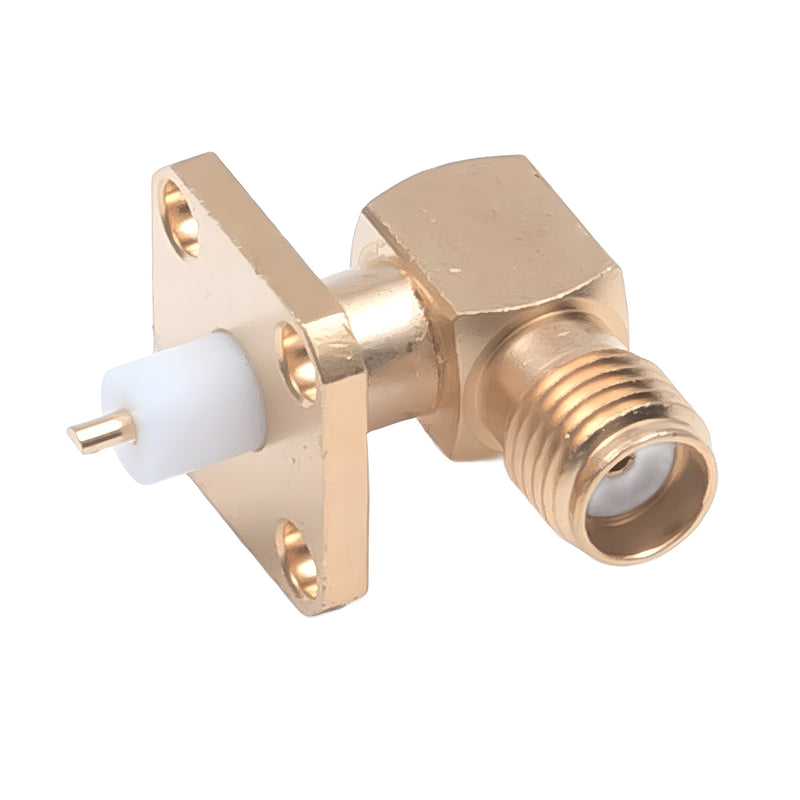 Right-Angle Flange Receptacles